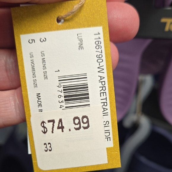 Teva Ultra Comfort Purple Slides - Picture 2 of 2